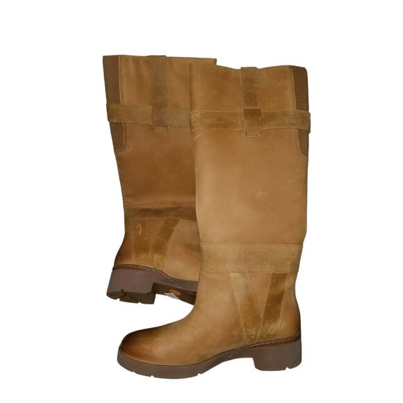 NEW TIMBERLAND Graceyn Tall Waterproof Knee High Boots WHEAT Size 8 M - Picture 2 of 6